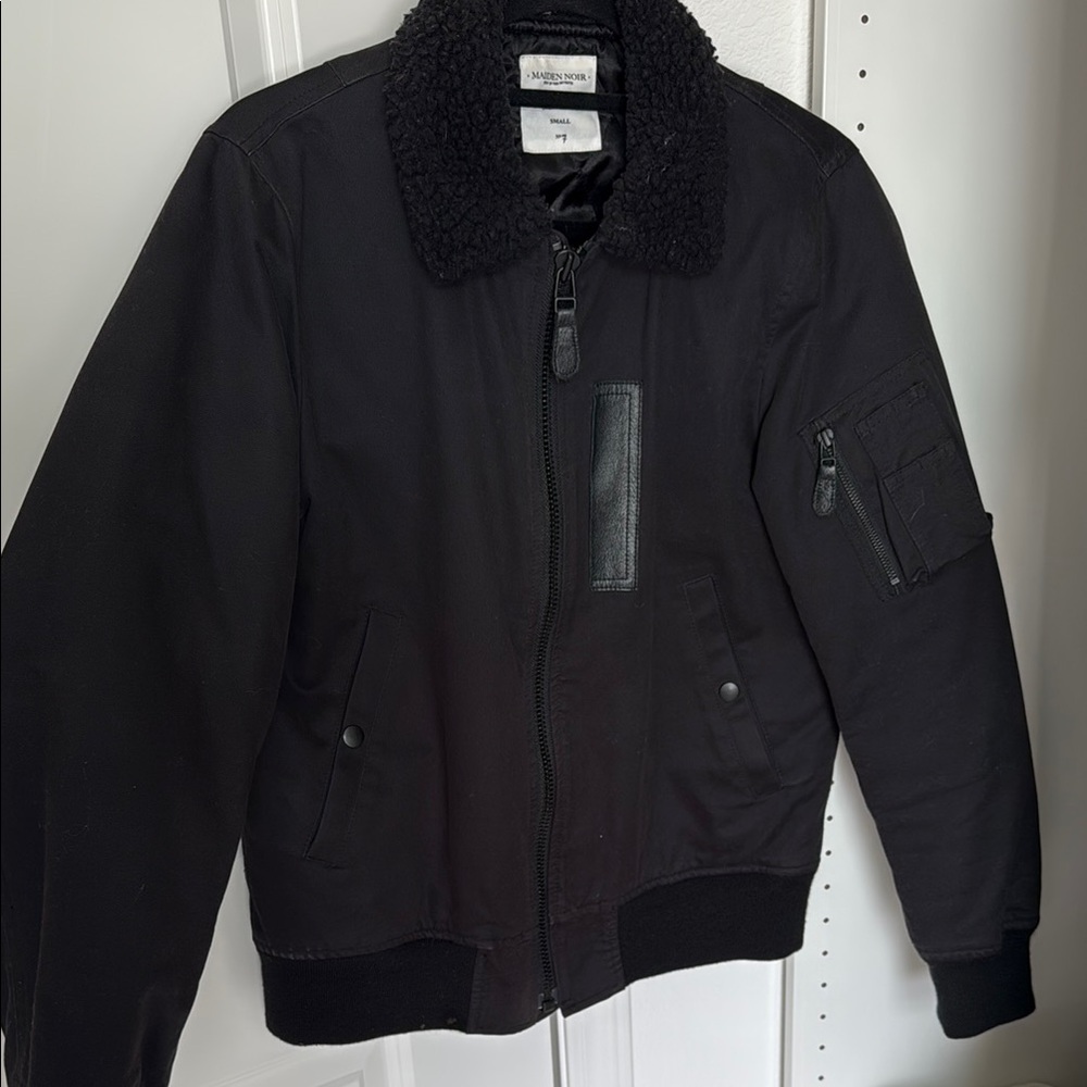 Maiden Noir Black Bomber Jacket - purchased from Kith